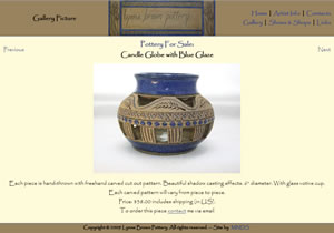 Lynne Brown Pottery Website