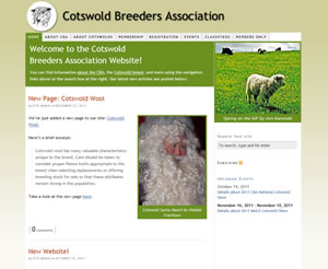 Cotswold Breeders Association Website
